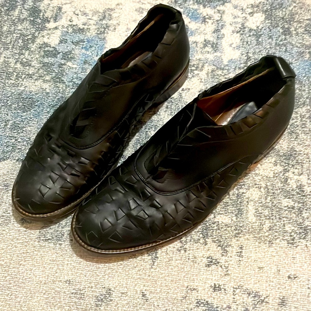 Very good condition Marini leather woman shoes no leather scratches .